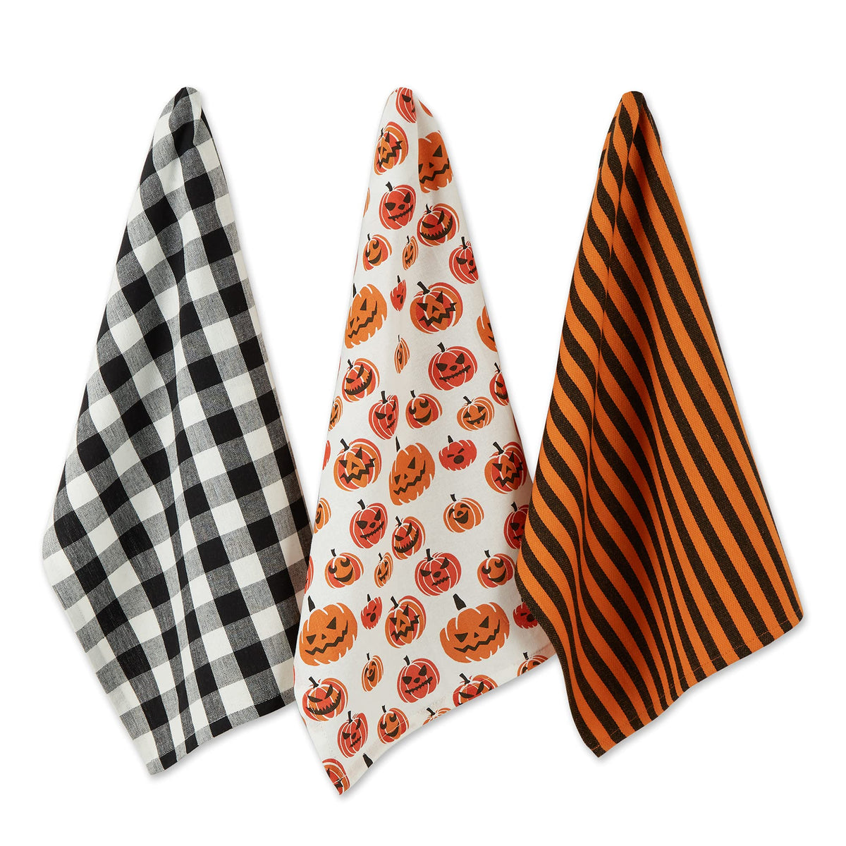DII Halloween Hand Towels, 18x28, 3 Count