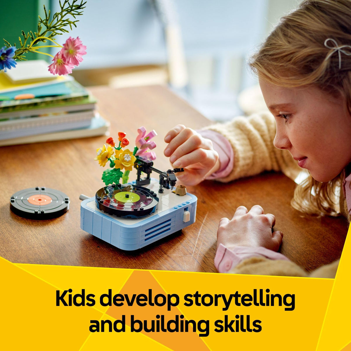 LEGO Creator 3-in-1 Record Player with Flowers, 31172