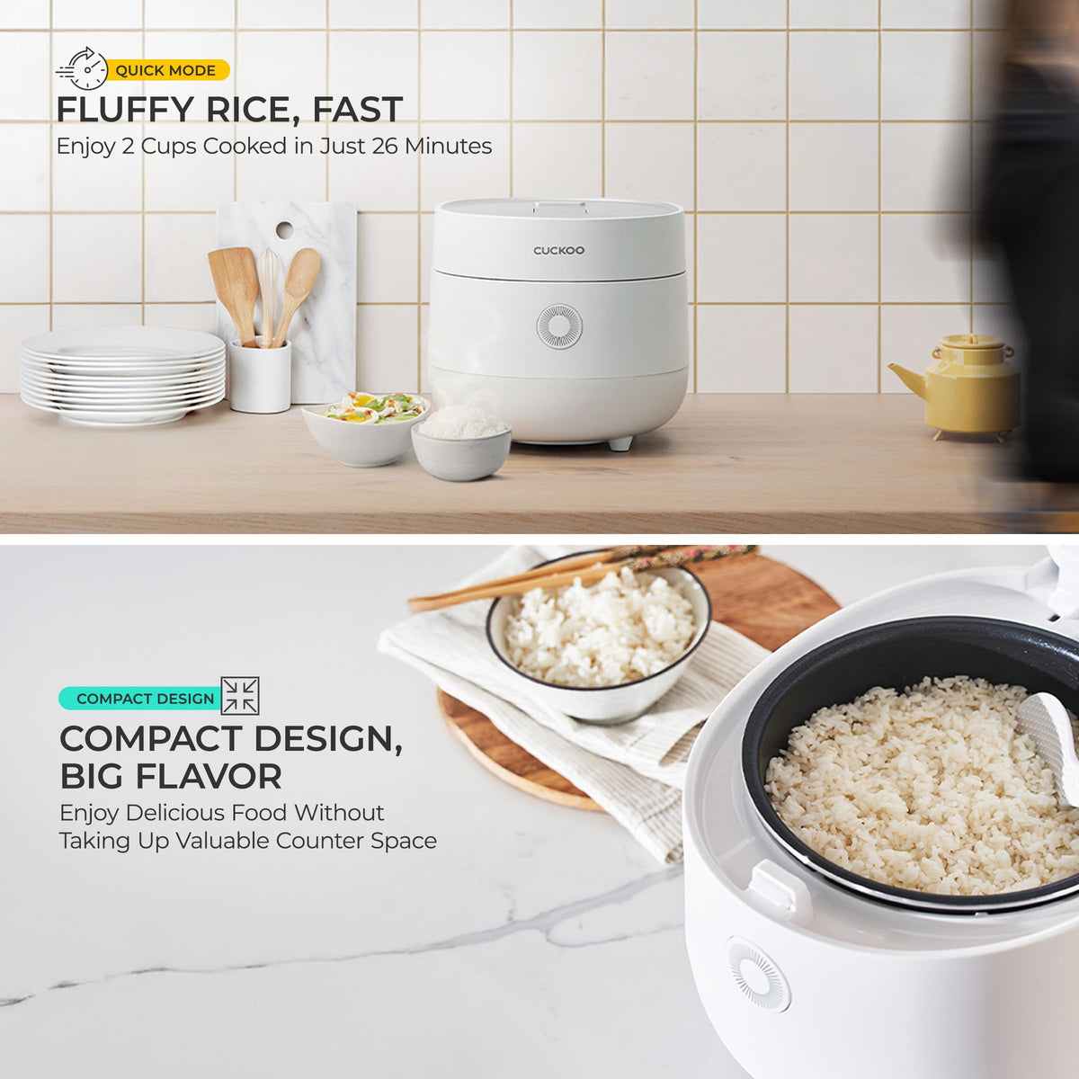 CUCKOO Micom Rice Cooker, 3 Cup Uncooked, White (CR-0375FW)
