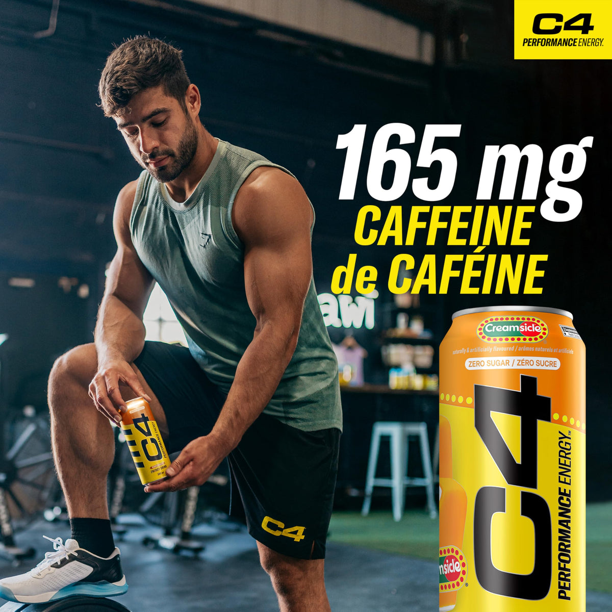 Cellucor C4 Energy Drink, Creamsicle, 473mL, 12 Count