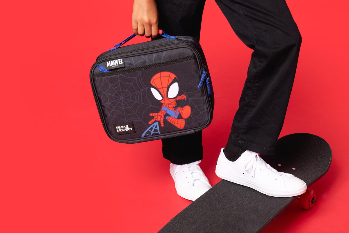 Simple Modern Marvel Spidey Kids Lunch Box and Insulated Lunch Bag