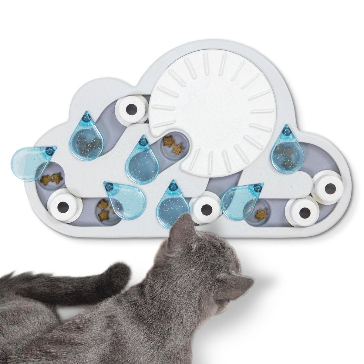Catstages by Nina Ottosson Rainy Day Puzzle & Play Cat Puzzle Feeder