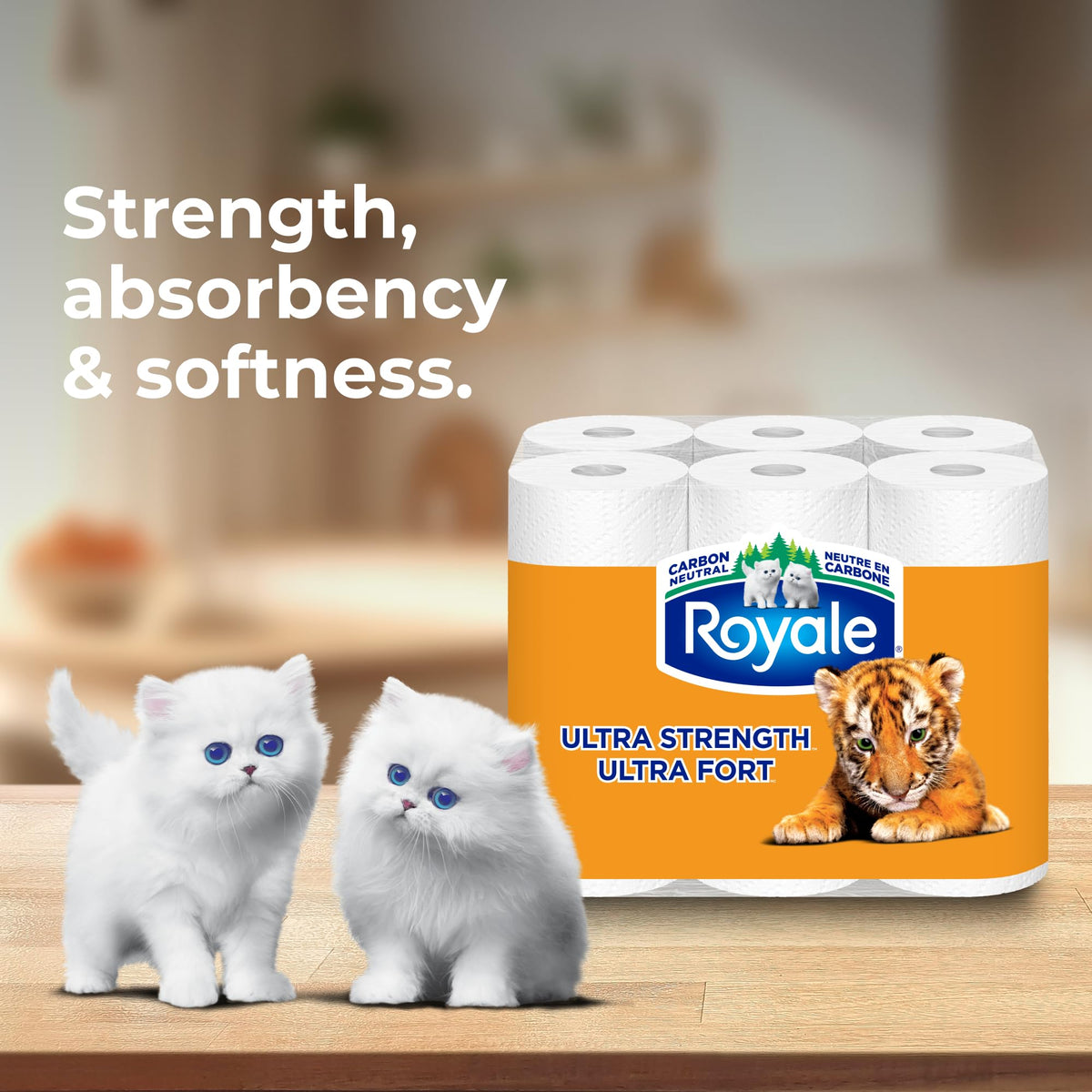Royale Ultra Strength Paper Towels, 12 Rolls, 123 Sheets per Roll