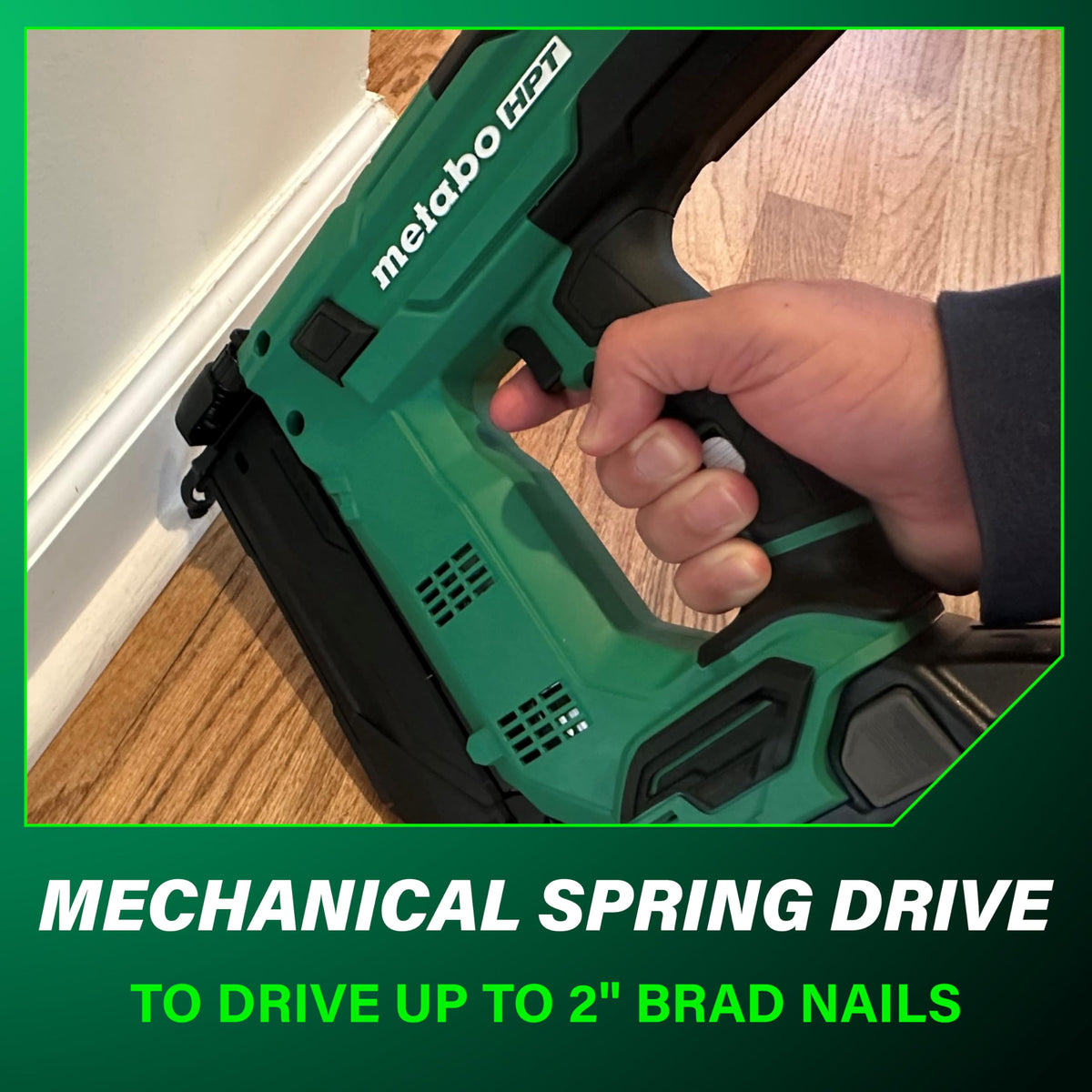 Metabo HPT 18V MultiVolt 18-Ga Cordless Brad Nailer Kit, NT1850DGM