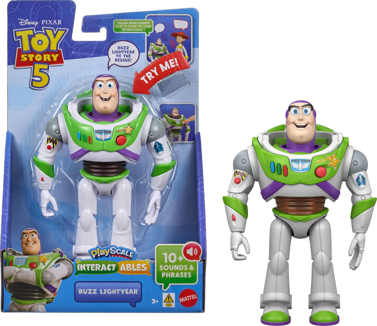 Mattel Disney Pixar Toy Story 5 Interactables Buzz Lightyear