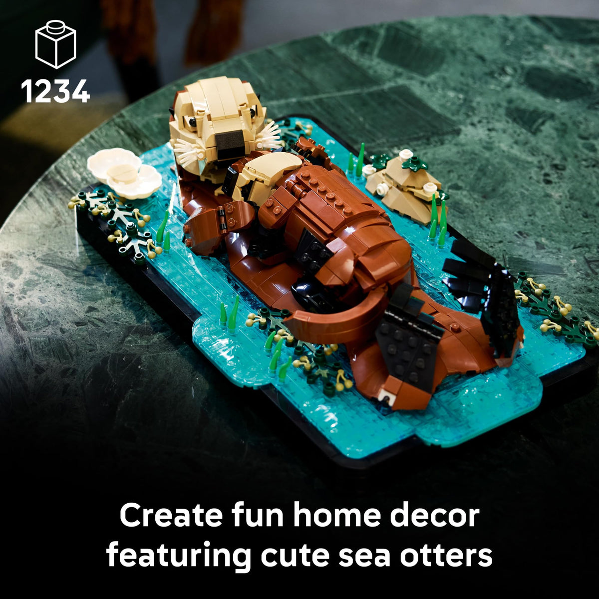 LEGO Ideas Floating Sea Otters Building Set, 21366