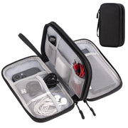 Arae Travel Cable Organizer Pouch, Black, Medium