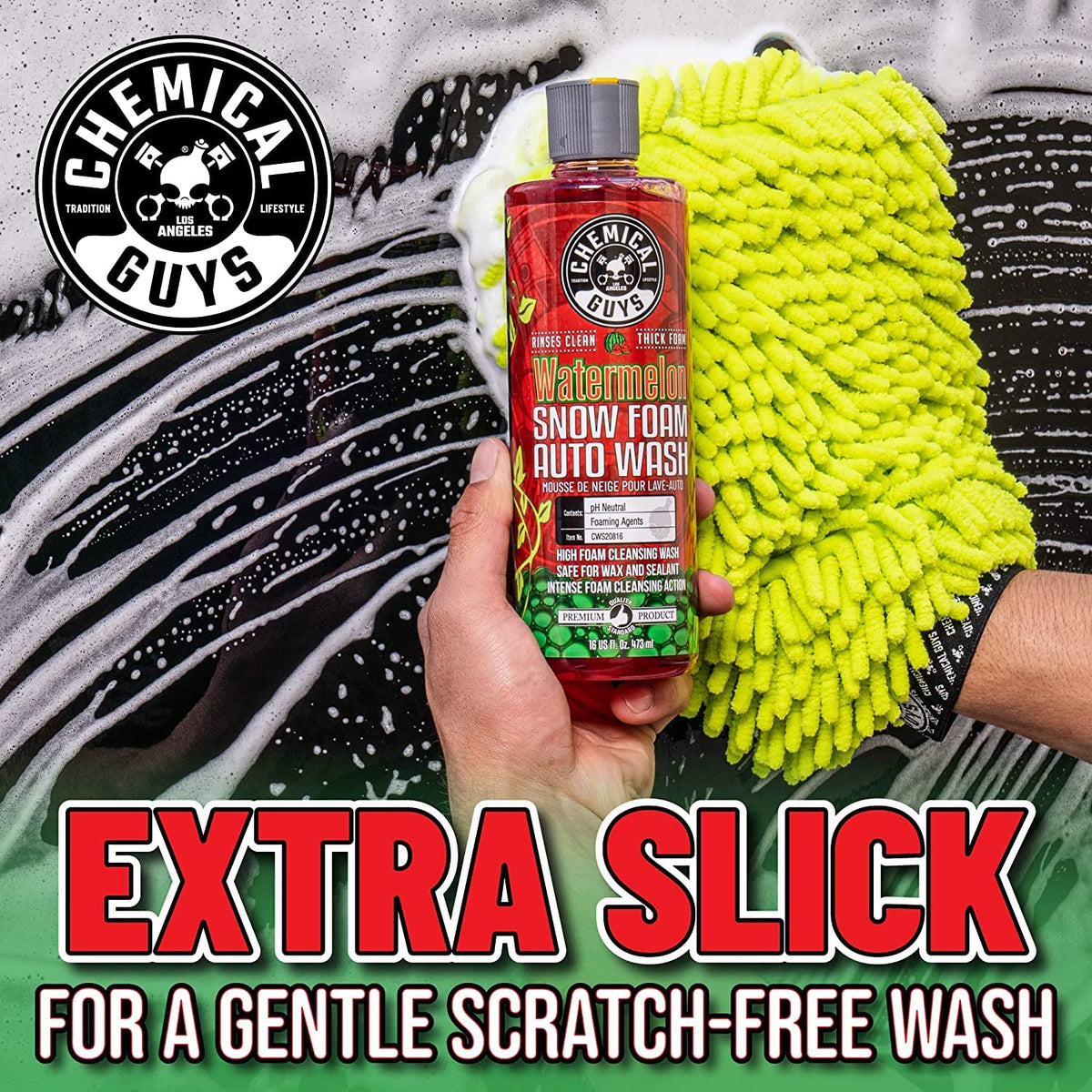 Chemical Guys Watermelon Snow Foam Car Wash Soap, 3.79 L