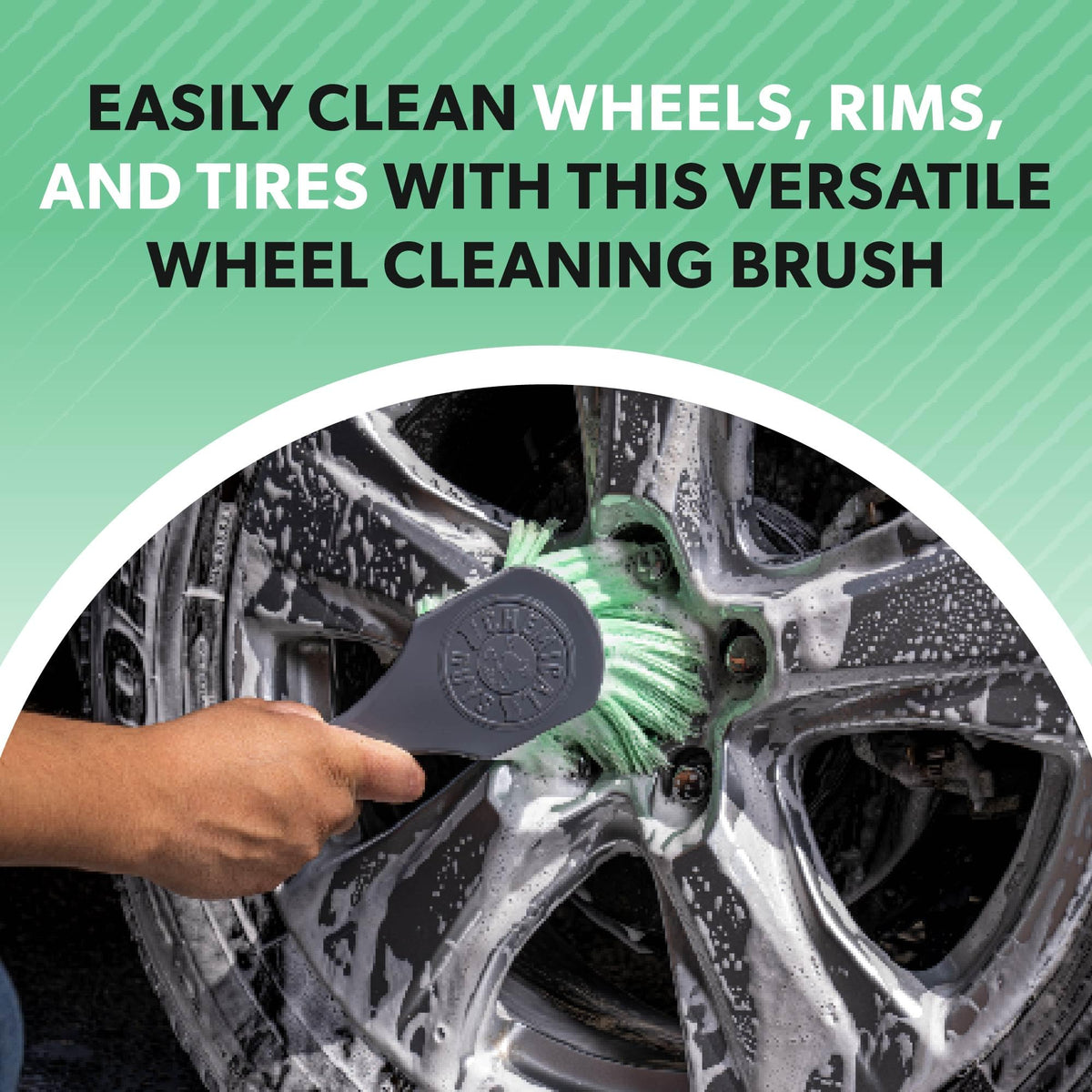 Chemical Guys Wheelie All Exterior Surface and Wheel Brush, Green