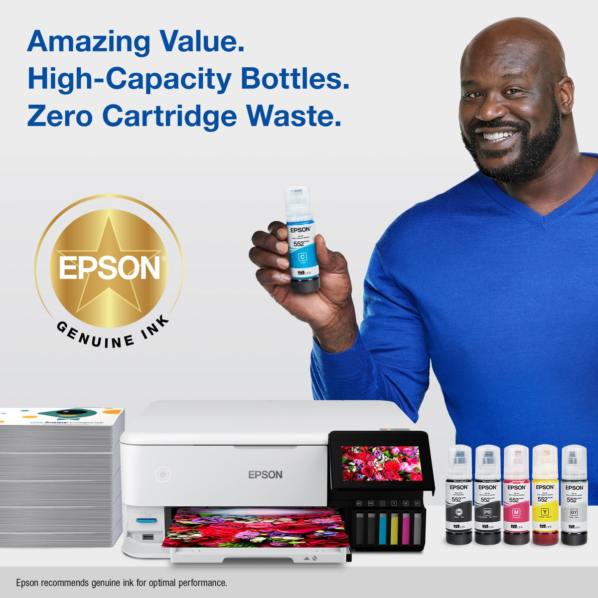 Epson 552 Genuine EcoTank Ink Colour Combo Pack, T552920
