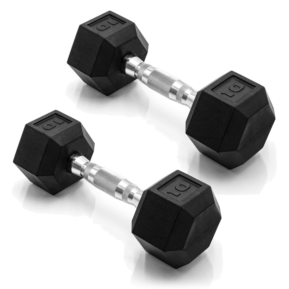 CAP Barbell 10 LB Coated Hex Dumbbell Pair