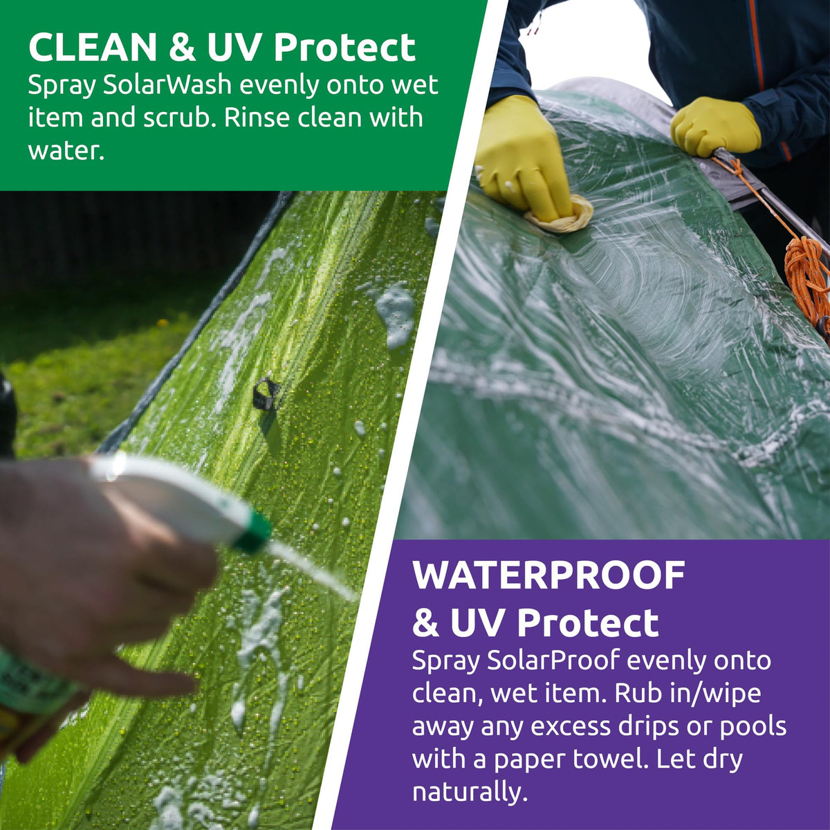 Nikwax Tent and Gear SolarProof Spray-On, 500 ml