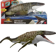 Mattel Jurassic World Rebirth Bite N Blast Mosasaurus & Mini Dino