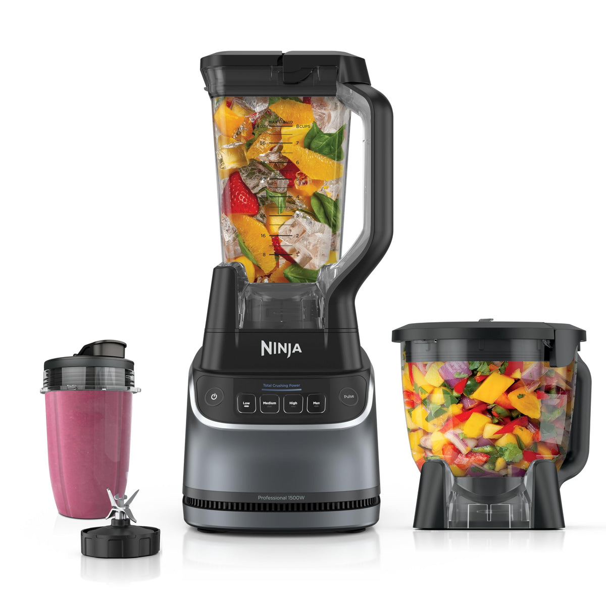 Ninja UltraCrush Pro Kitchen System, BP401C, 1500W, 72 oz
