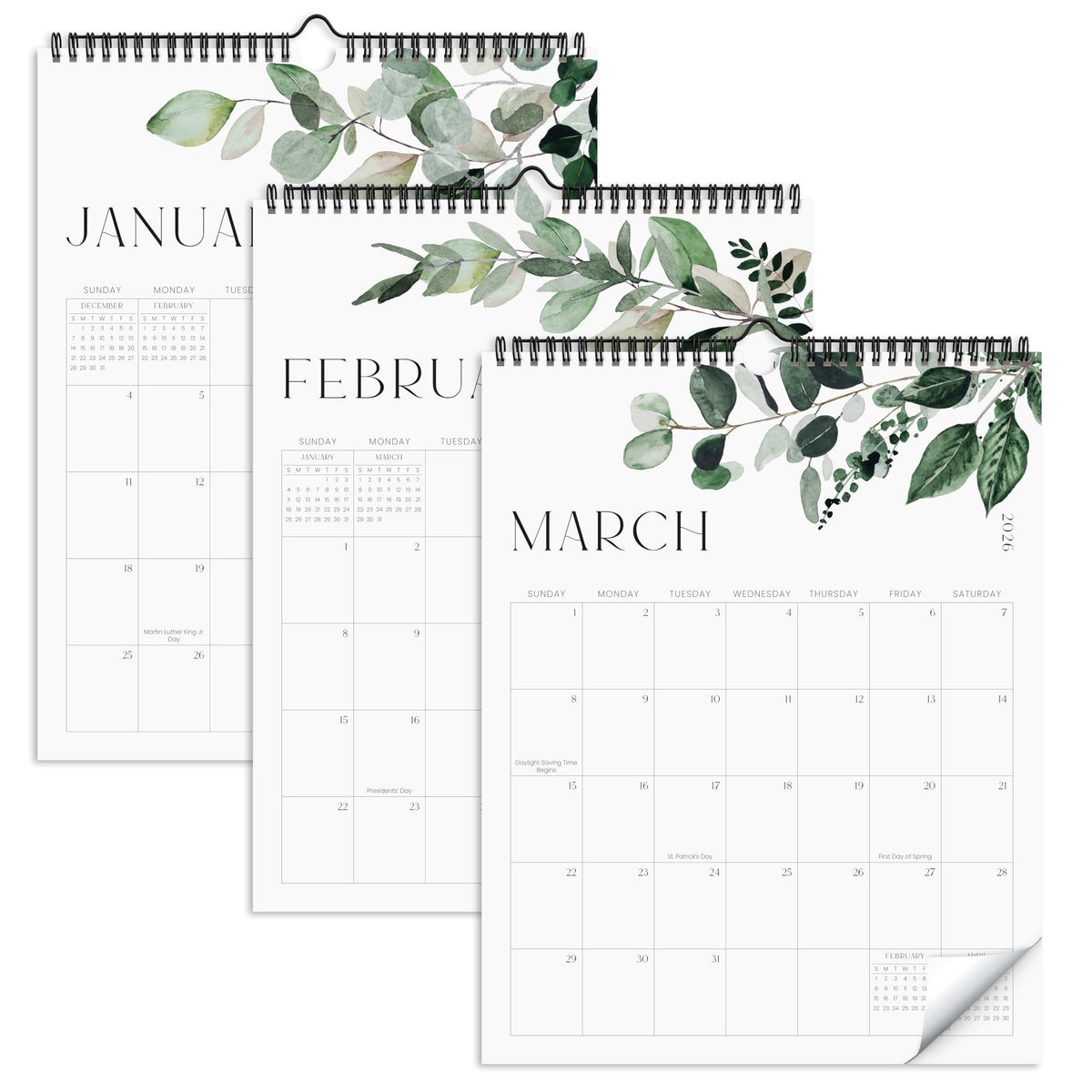 2026-2027 Greenery Wall Calendar