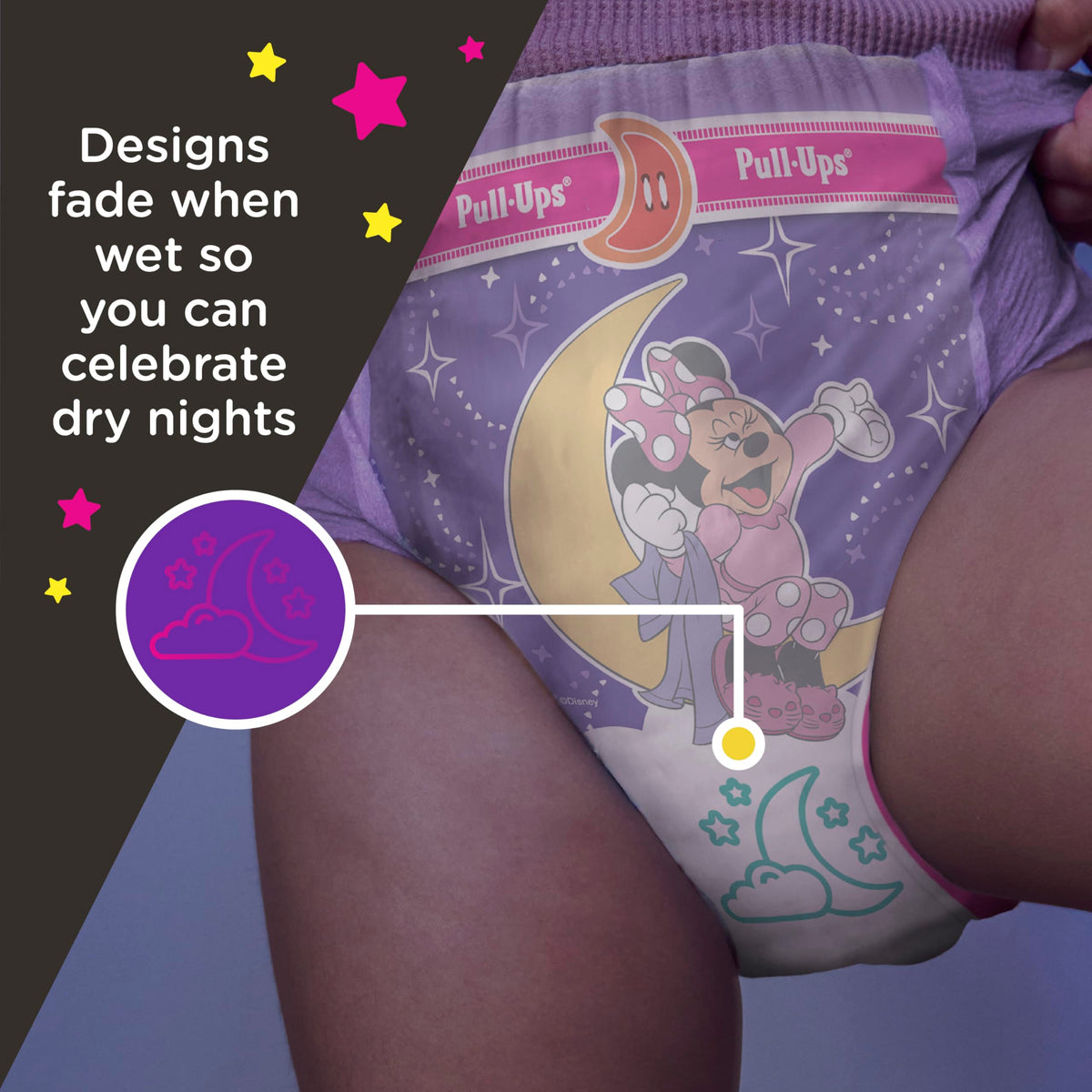 Pull-Ups Girls' Night-Time Potty Training Pants, 4T-5T, 52 Count
