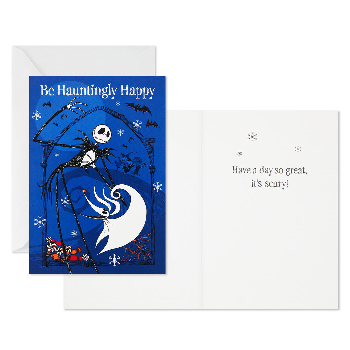 Hallmark Nightmare Before Christmas Halloween Cards (Pack of 16 with Envelopes)