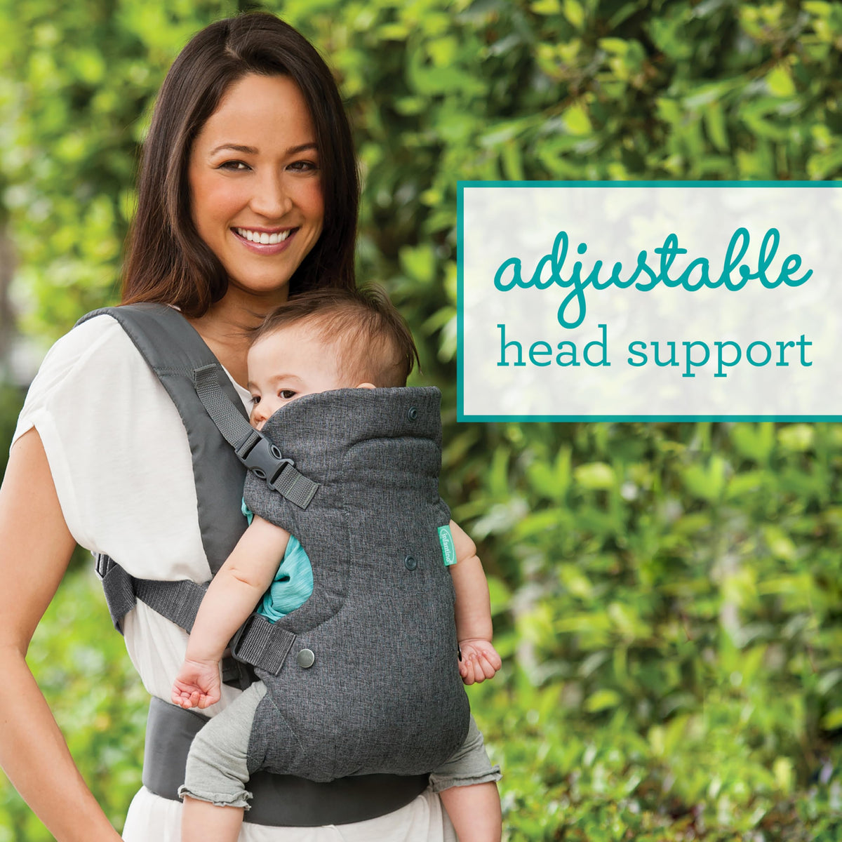 Infantino Flip 4-in-1 Convertible Baby Carrier, Grey
