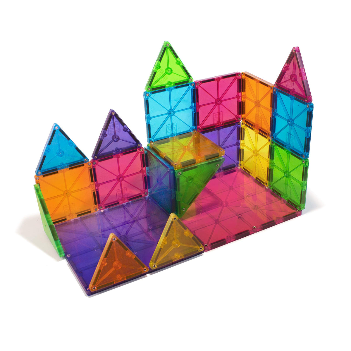 Magna-Tiles Clear Colors Set, 02132, 32 Pieces