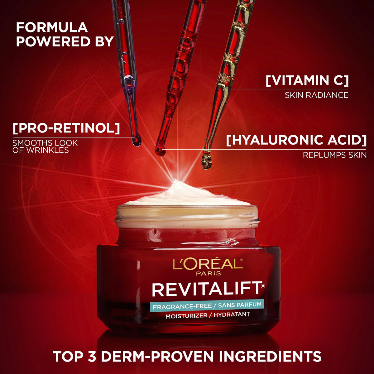 L'Oréal Paris Revitalift Triple Power LZR Day Moisturizer, 50 ml