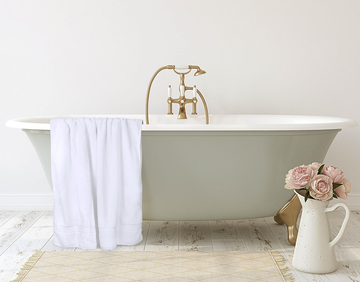 Utopia Towels Jumbo Bath Sheets, 35 x 70 in, White, 2-Pack