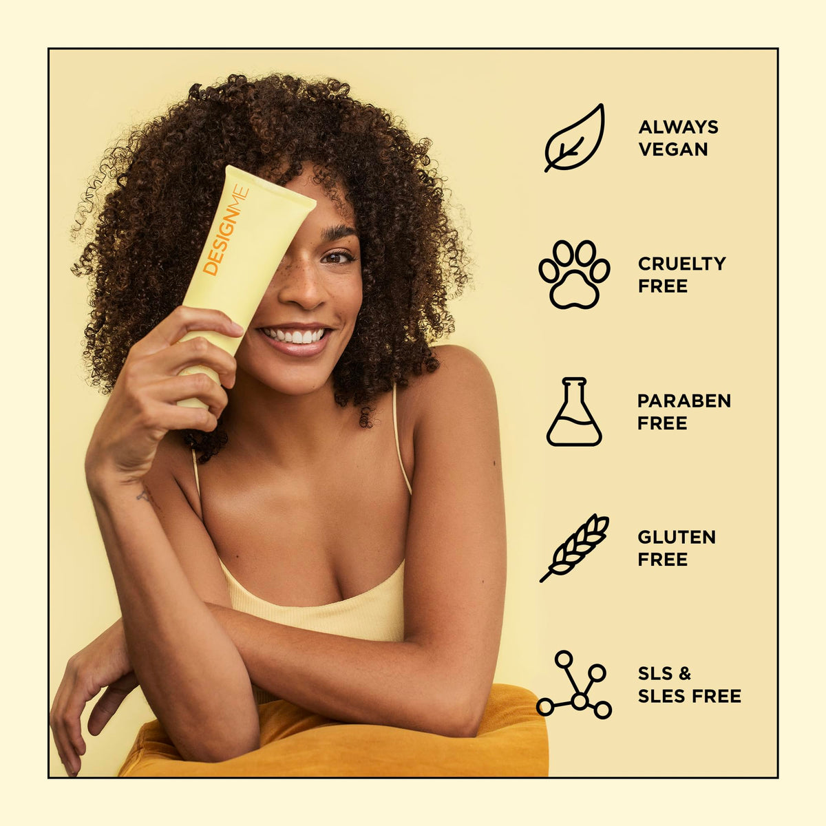 Design.Me BOUNCE.ME Curl Mousse, Lightweight Curl Defining