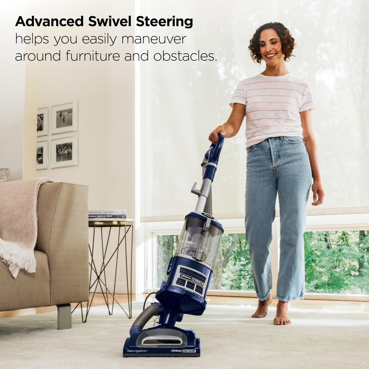 Shark Navigator Lift-Away Upright Vacuum NV360, Blue