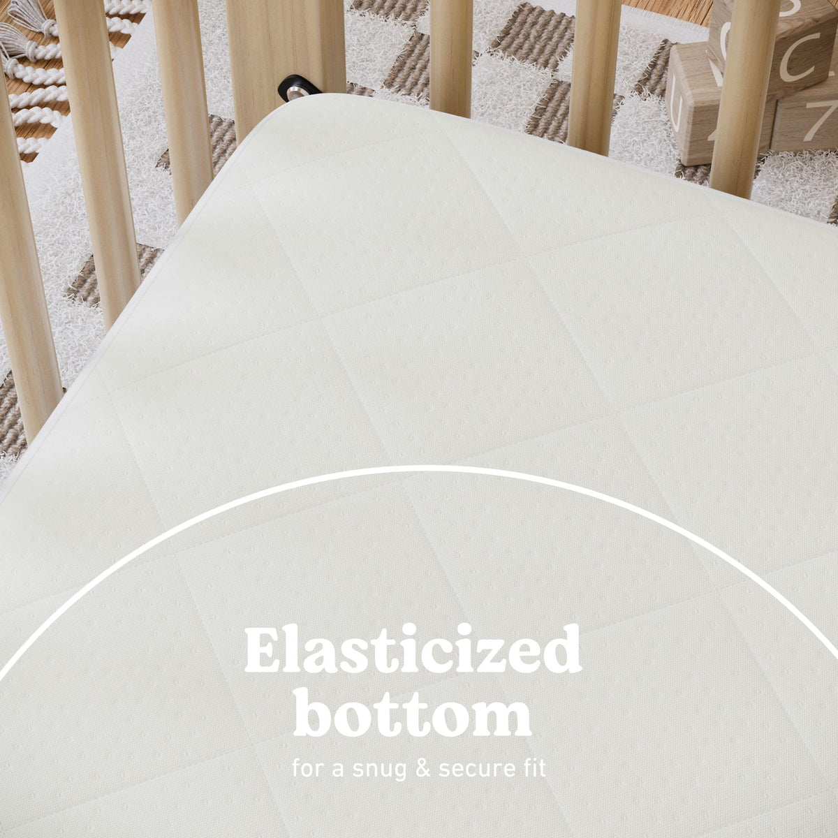Graco Premium Waterproof Crib and Toddler Mattress Protector, 2 Pack