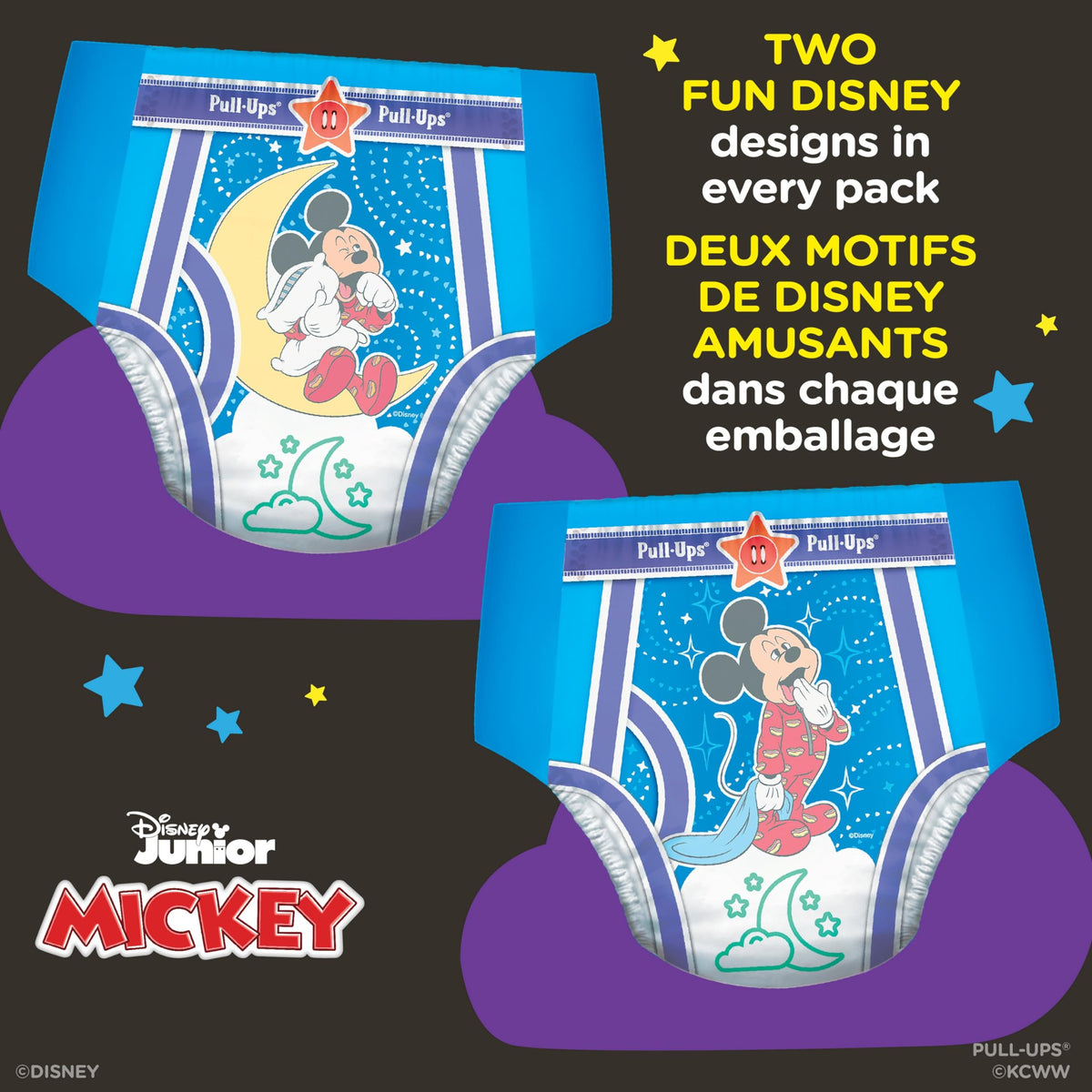 Pull-Ups Boys' Night-Time Potty Training Pants, 2T-3T, 68ct