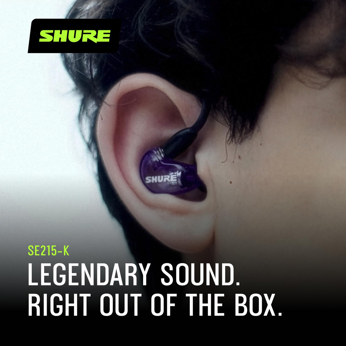 Shure SE215 PRO Sound Isolating Wired Earbuds, Clear