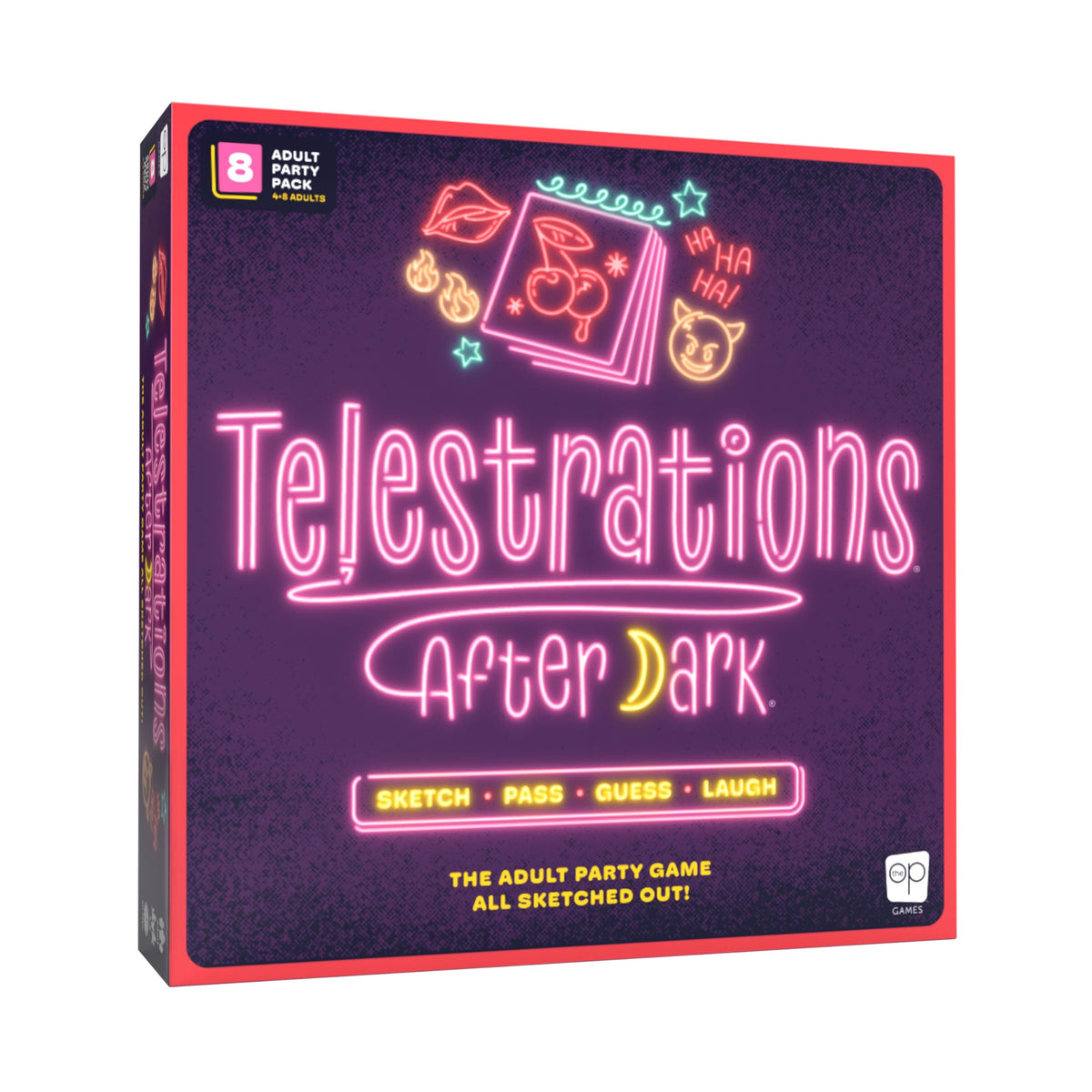 Telestrations After Dark Party Game, 8 Player, 2025