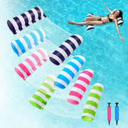 HeyStookie 4-in-1 Water Hammock Pool Floats, 51" x 27" (4 Pack)