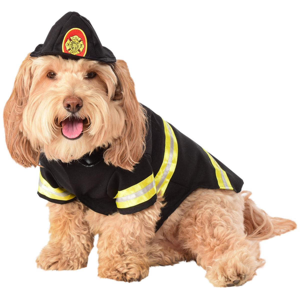 Rubies Halloween Classics Pet Costume, Medium, Fire Fighter