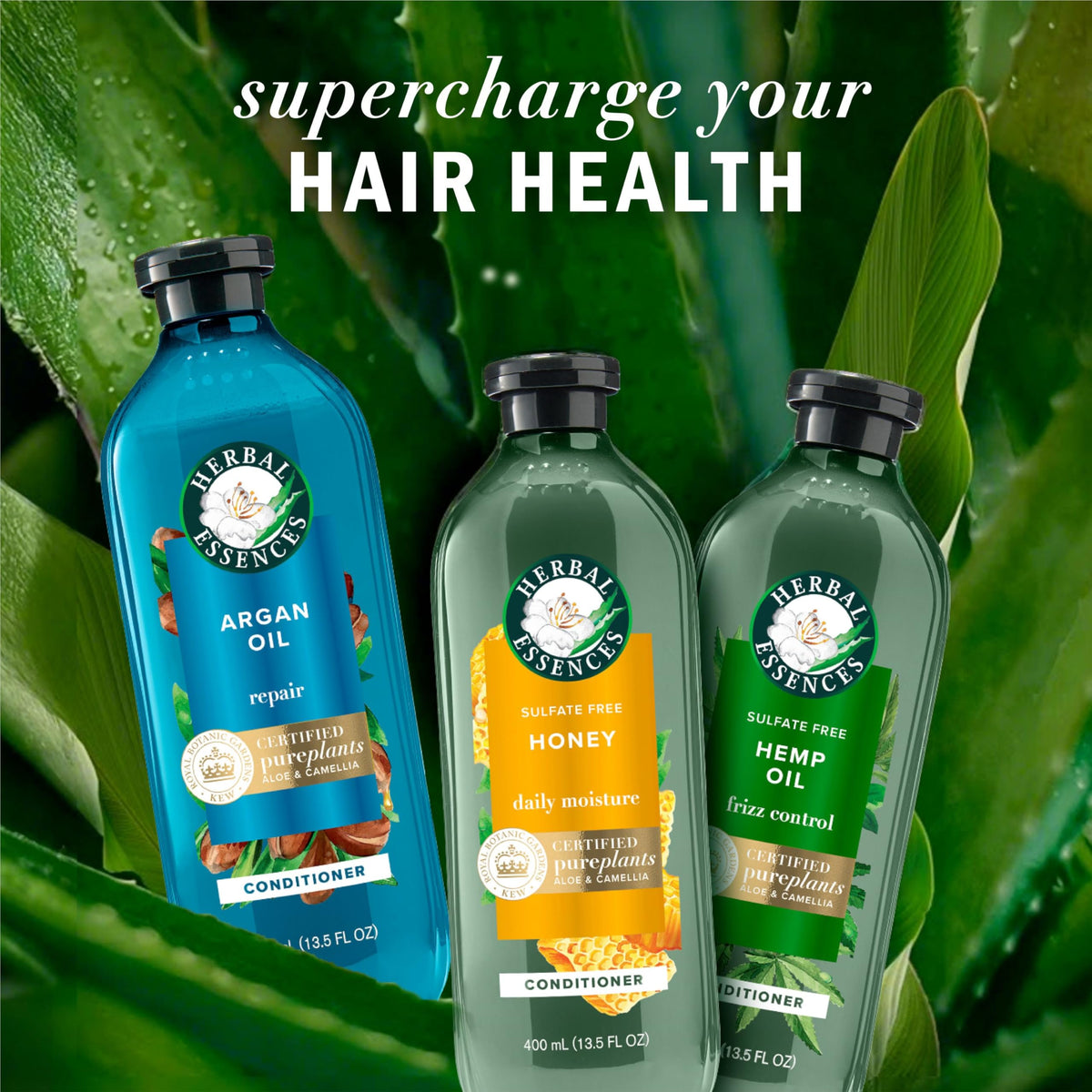 Herbal Essences Argan Oil Shampoo and Conditioner Dual Pack, 600 mL