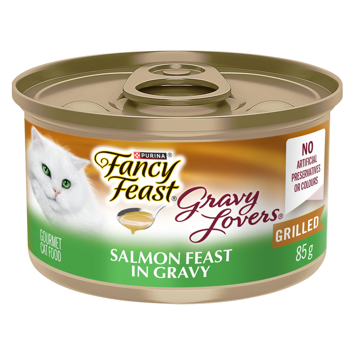 Fancy Feast Gravy Lovers Wet Cat Food, Salmon Feast, 24 x 85 g