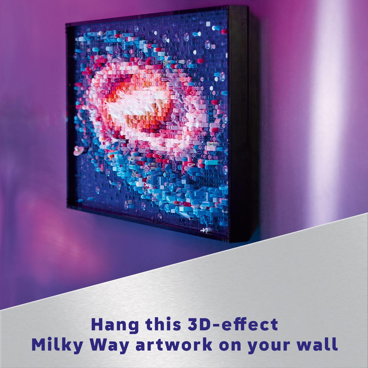 LEGO Art The Milky Way Galaxy Wall Art Building Set for Adults, 31212