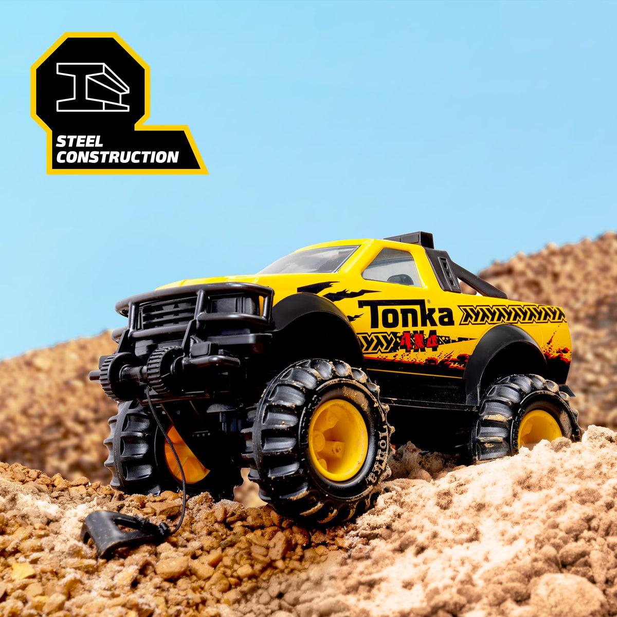 Tonka Steel Classics 4x4 Pickup Truck, Yellow