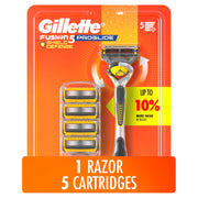 Gillette ProShield Men's Razor, 1 Handle and 5 Blade Refills