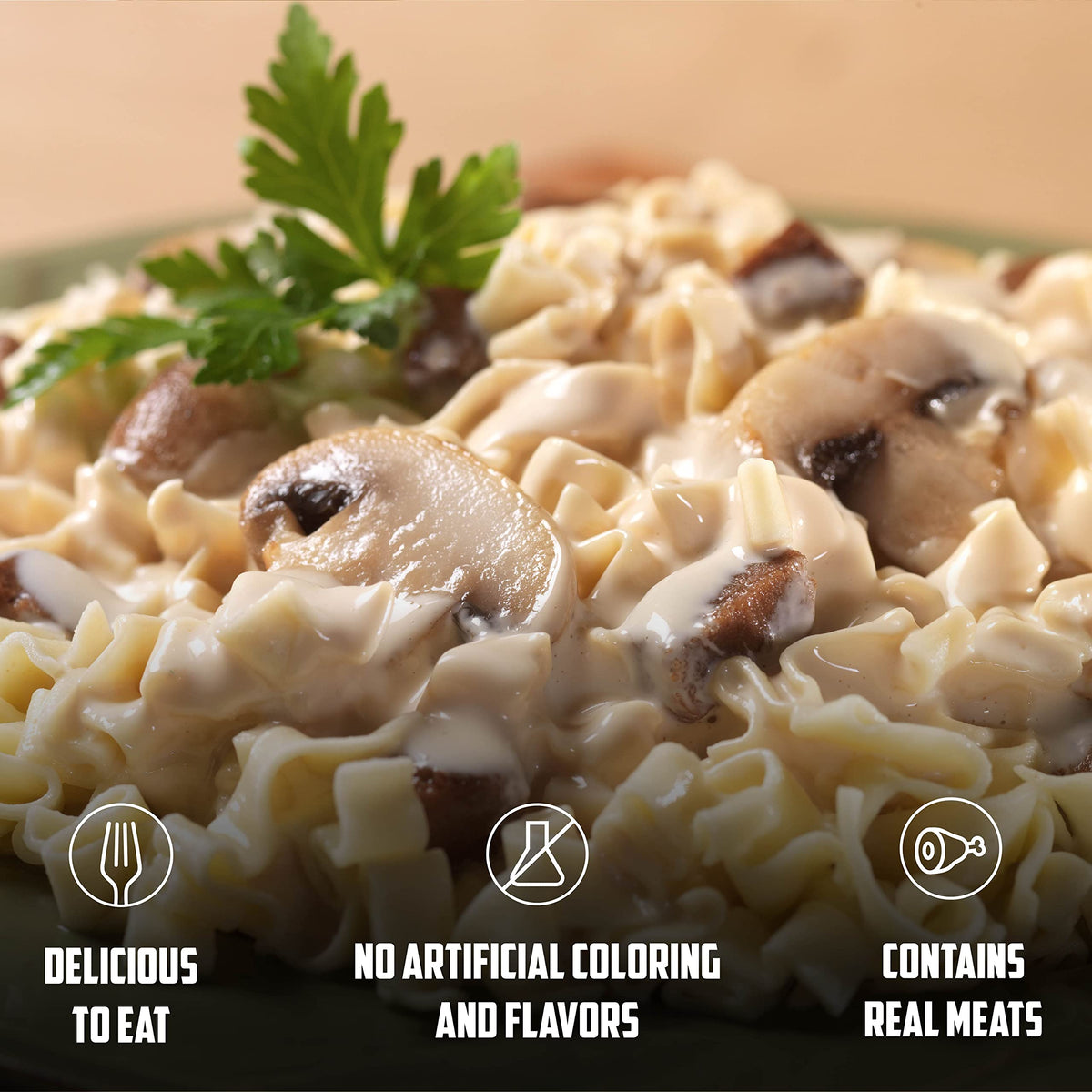 Mountain House Beef Stroganoff Freeze-Dried Meal, Single Pouch