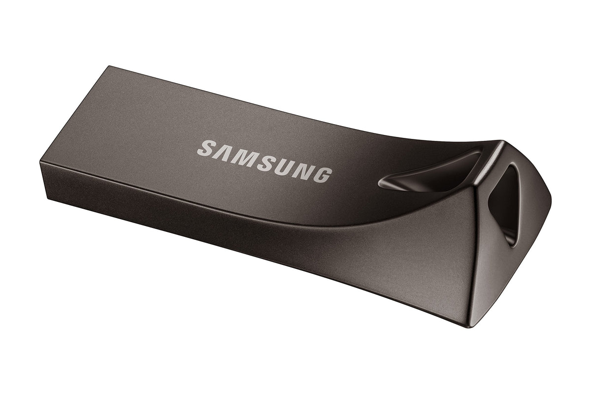 Samsung BAR Plus 128GB USB 3.1 Flash Drive, Titan Gray, MUF-128BE4/AM