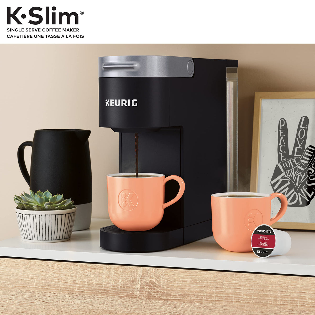 Keurig K-Slim Single Serve Coffee Maker, Black