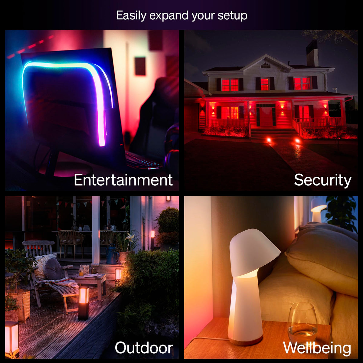 Philips Hue Essential A19 Smart LED Bulb, White and Color, 2 Pack