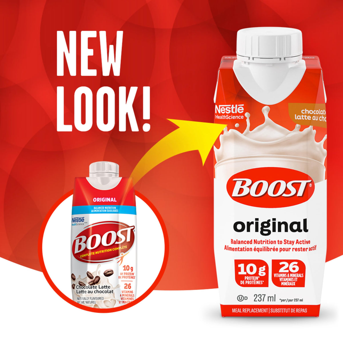 Boost Original Meal Replacement Drink, Choc Latte, 24 Bottles