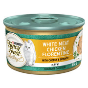 Fancy Feast Medleys Chicken Florentine Pâté Cat Food, 85g (24 Pack)