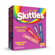 Singles To Go! Skittles Wild Berry Drink Mix Variety Pack, 30 Count