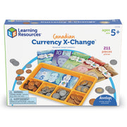 Learning Resources Canadian Currency-X-Change Play Money, 211 Pieces