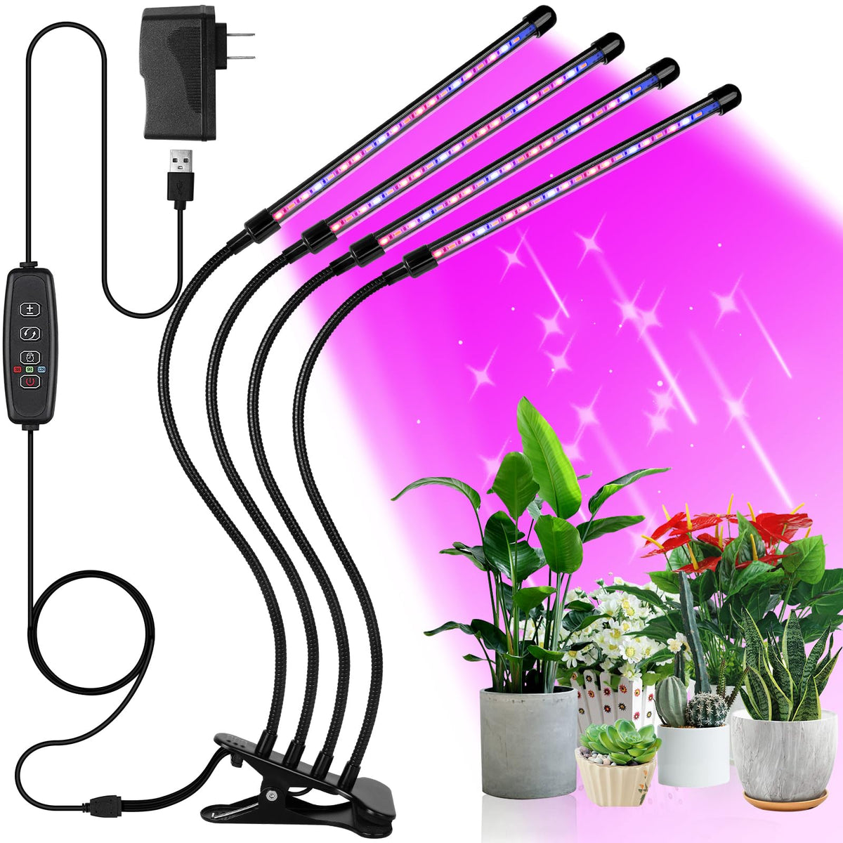 Sondiko Full Spectrum LED Grow Light with Timer