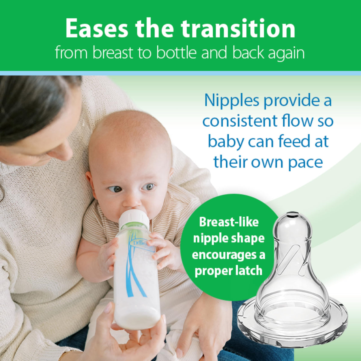 Dr. Brown’s Natural Flow Options+ Narrow Glass Bottle Starter Set