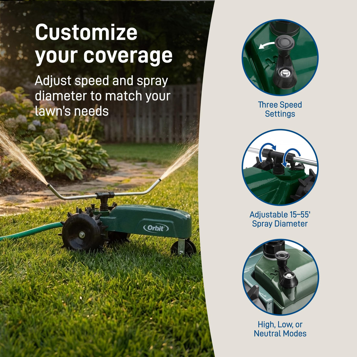 Orbit 58322 Traveling Sprinkler