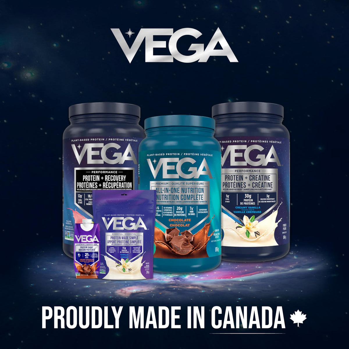 Vega Protein and Greens Plant Based Protein Powder, Berry, 609g